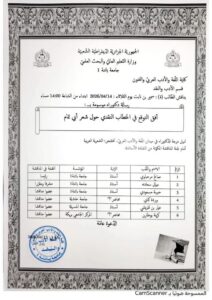 مناقشة أطروحة دكتوراه للطالب: سـمير بن نـايت